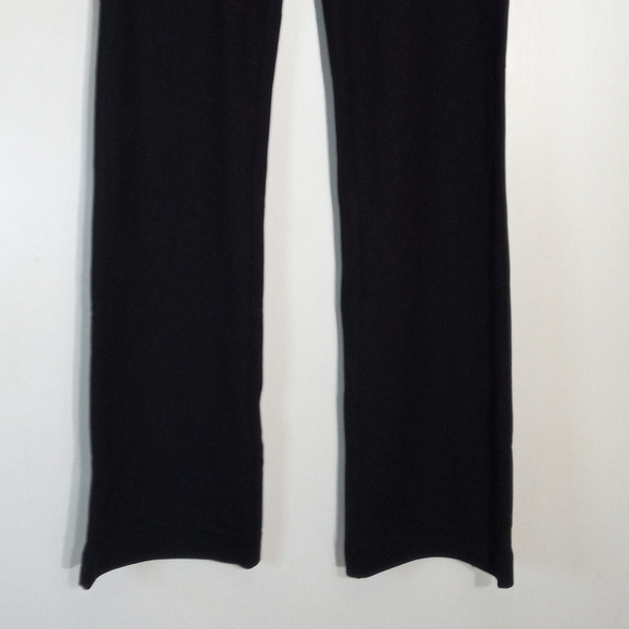 Cabi black boot cut career pant with back zip entry faux pockets women size 10L - Picture 2 of 11